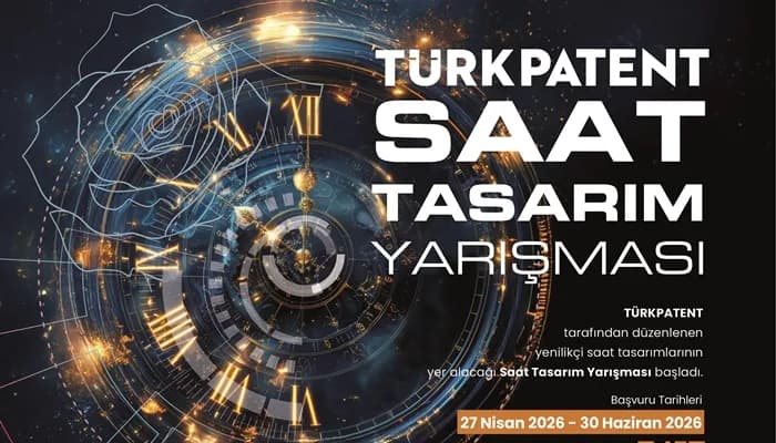 TÜRKPATENT Saat Tasarım Yarışması Başvuruları Başladı